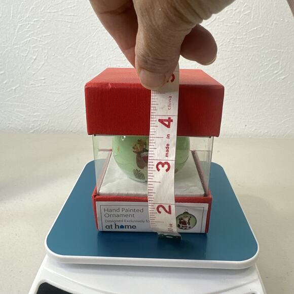 Santa 2021 Li Bien Christmas wishes Ornament Inside Painted At Home Brand - Picture 7 of 8